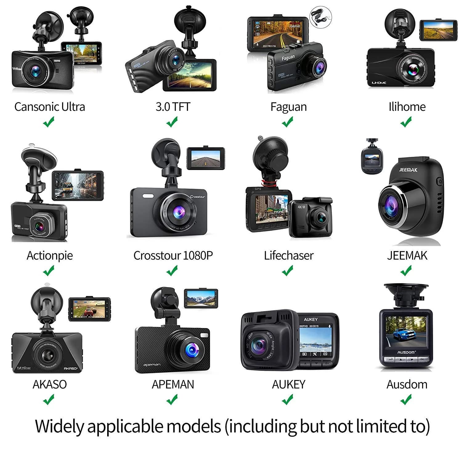 iSaddle Dash Cam Suction Mount with Various Joints | Universal Fit for 99% On-Dash Cameras - view 8