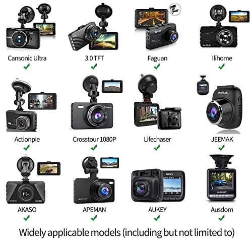 iSaddle Dash Cam Suction Mount with Various Joints | Universal Fit for 99% On-Dash Cameras thumbnail 8