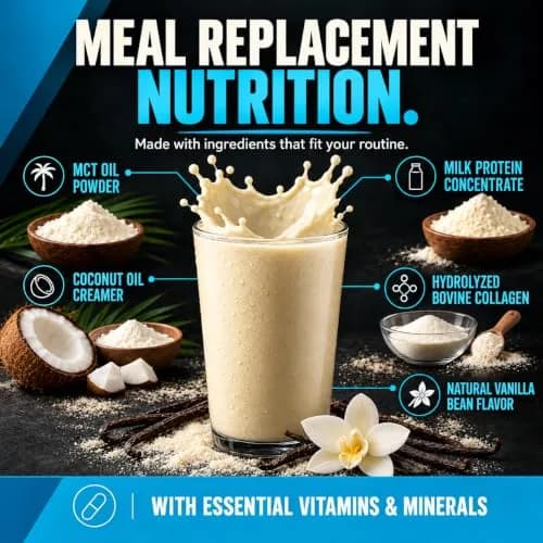 Keto Science Ketogenic Meal Shake Vanilla 20.83oz | Supports Weight Loss & Keto Goals thumbnail 6