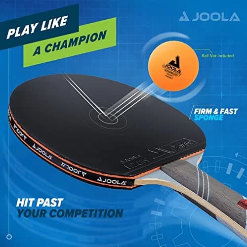 JOOLA Omega Speed Table Tennis Racket with Vizon Rubber & Flared Handle | 5-Ply Wood Blade thumbnail 4