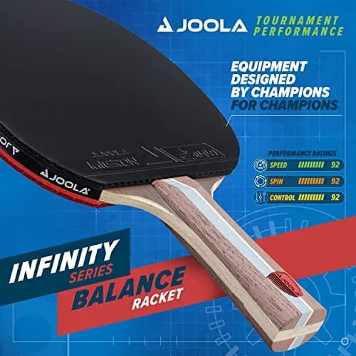 JOOLA Infinity Balance Ping Pong Paddle | 7-Ply Wood Table Tennis Racket for Spin & Control thumbnail 2