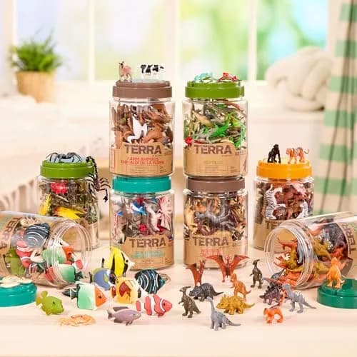 Terra by Battat Insect World Bug Toys, 60 Mini Figures in Tube, Insects (60-Piece Set) thumbnail 4