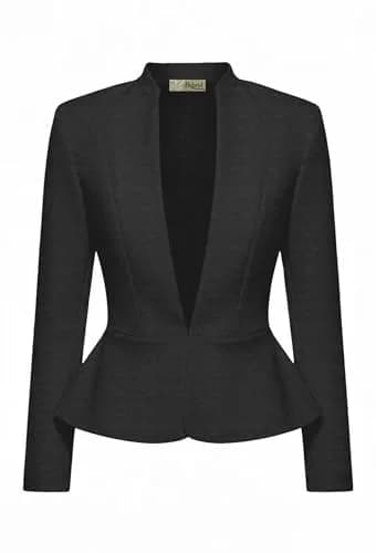 Hybrid & Company Women Super Comfy Ponte Office Blazer JK1135X 2X | Versatile Casual Office Blazer for Women thumbnail 4