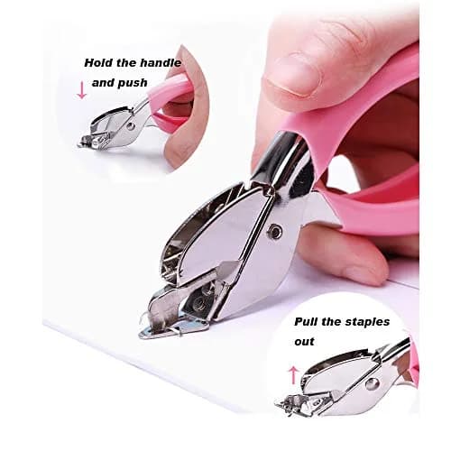 ASPERFFORT Pink Heavy Hand Staple Remover Tool | Stainless Steel Forging thumbnail 4
