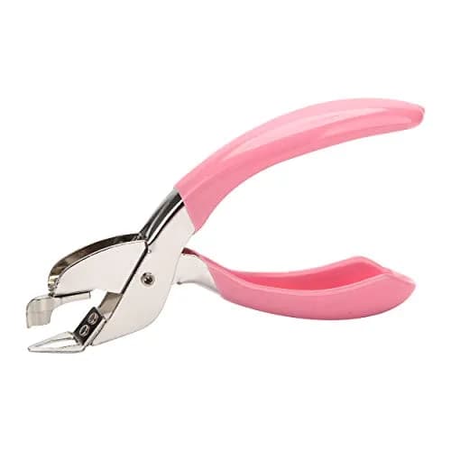ASPERFFORT Pink Heavy Hand Staple Remover Tool | Stainless Steel Forging thumbnail 1