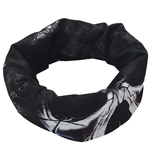 Obacle Black Eye Smile Skull 3D Seamless Half Face Mask for Dust, Wind & UV Protection thumbnail 4