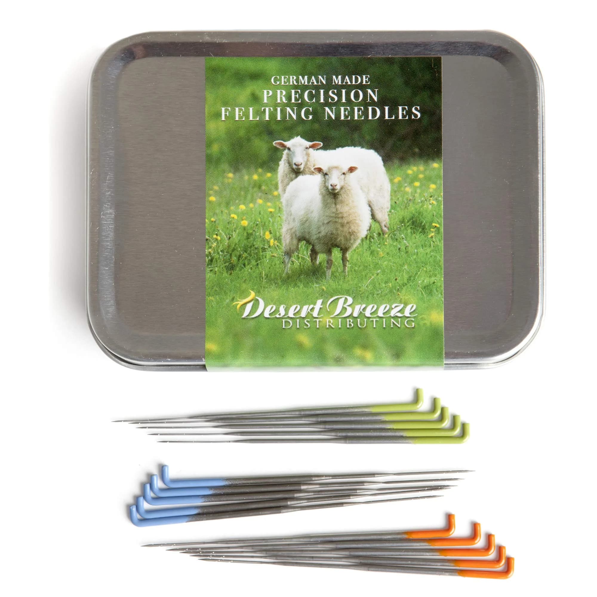 Desert Breeze Distributing Felting Needles High Carbon Steel 15 Pack | German Made Precision Tools