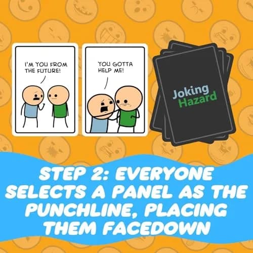 Joking Hazard Party Game by Cyanide & Happiness — 361 Funny & Inappropriate Comic Cards | Ages 17+ thumbnail 7