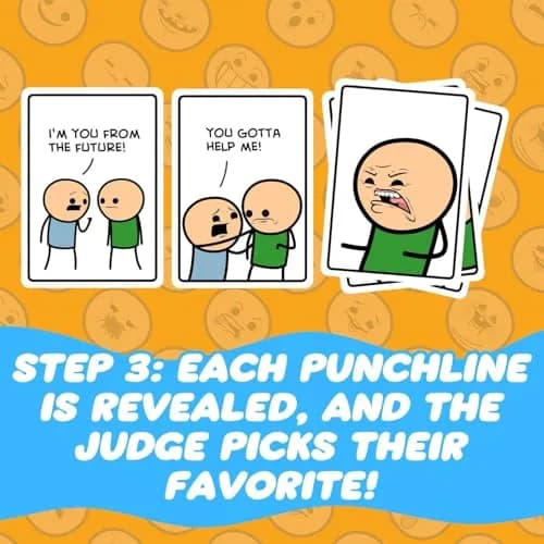 Joking Hazard Party Game by Cyanide & Happiness — 361 Funny & Inappropriate Comic Cards | Ages 17+ thumbnail 8