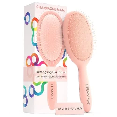 FRAMAR Detangling Hair Brush for All Hair Types | Gentle & Time-Saving (70-120 chars) thumbnail 1