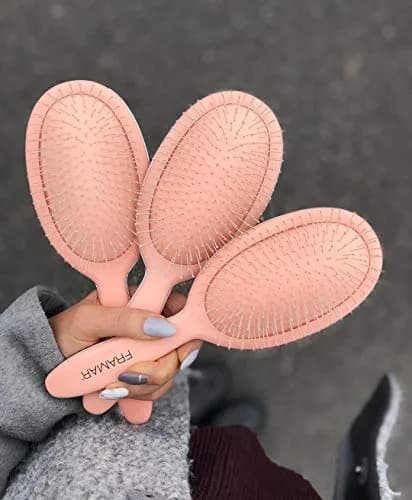 FRAMAR Detangling Hair Brush for All Hair Types | Gentle & Time-Saving (70-120 chars) thumbnail 7