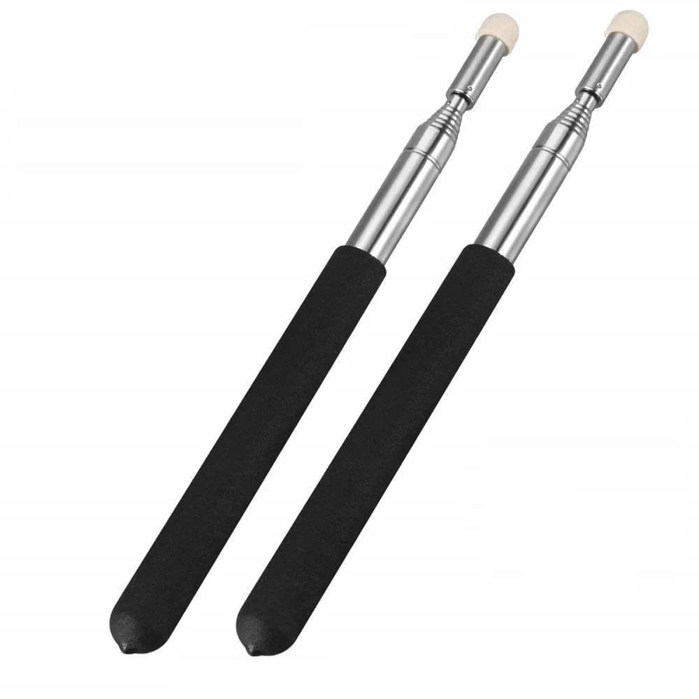 SANDAO Telescopic Teachers Pointer 2-Pack | Professional Extendable Retractable Handheld Presenter for Classroom Whiteboards - main product image
