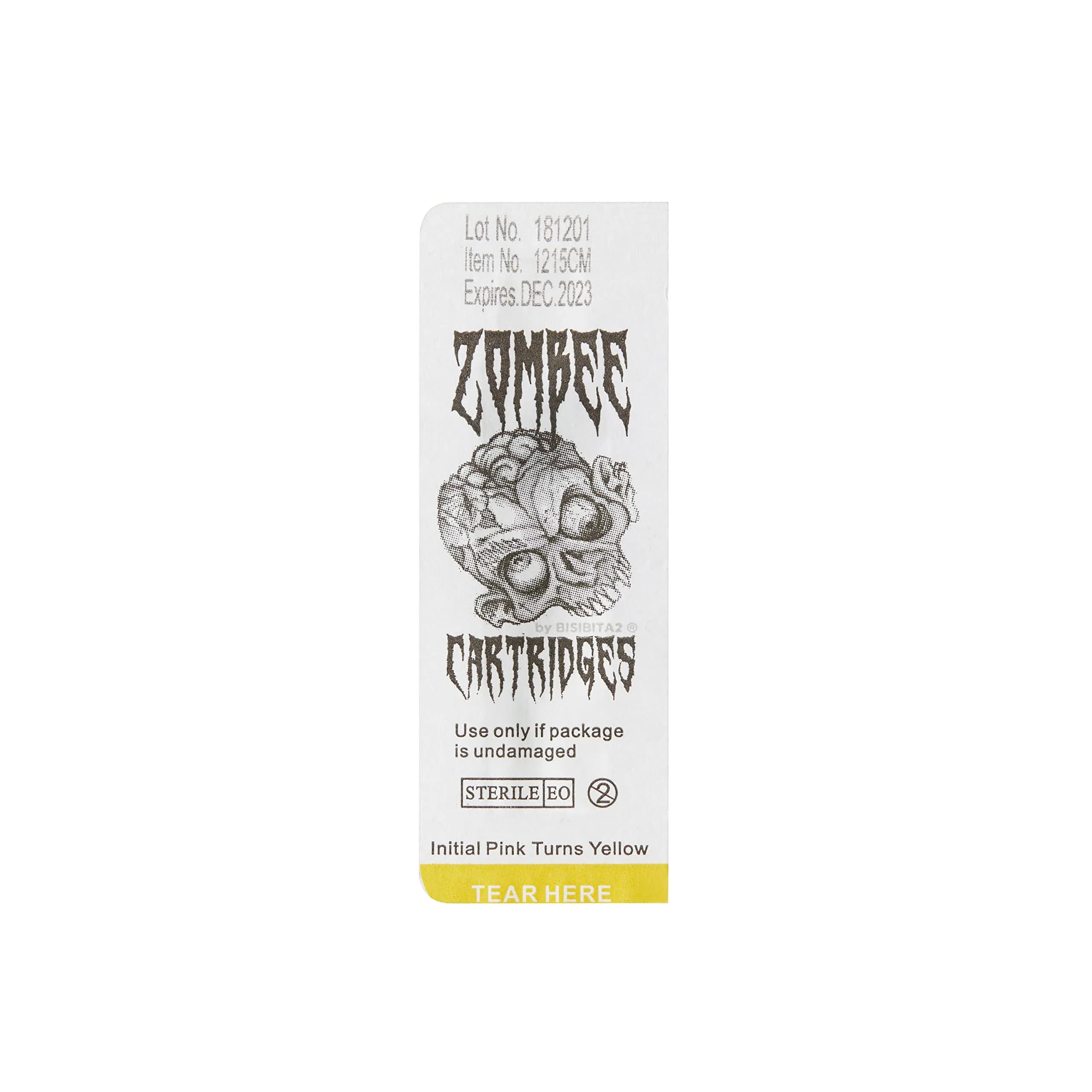 BISIBITA2 Zombee Disposable Tattoo Needle Cartridge 1205RL (20 Count) | Precision Tattooing with Clear Visibility - view 5