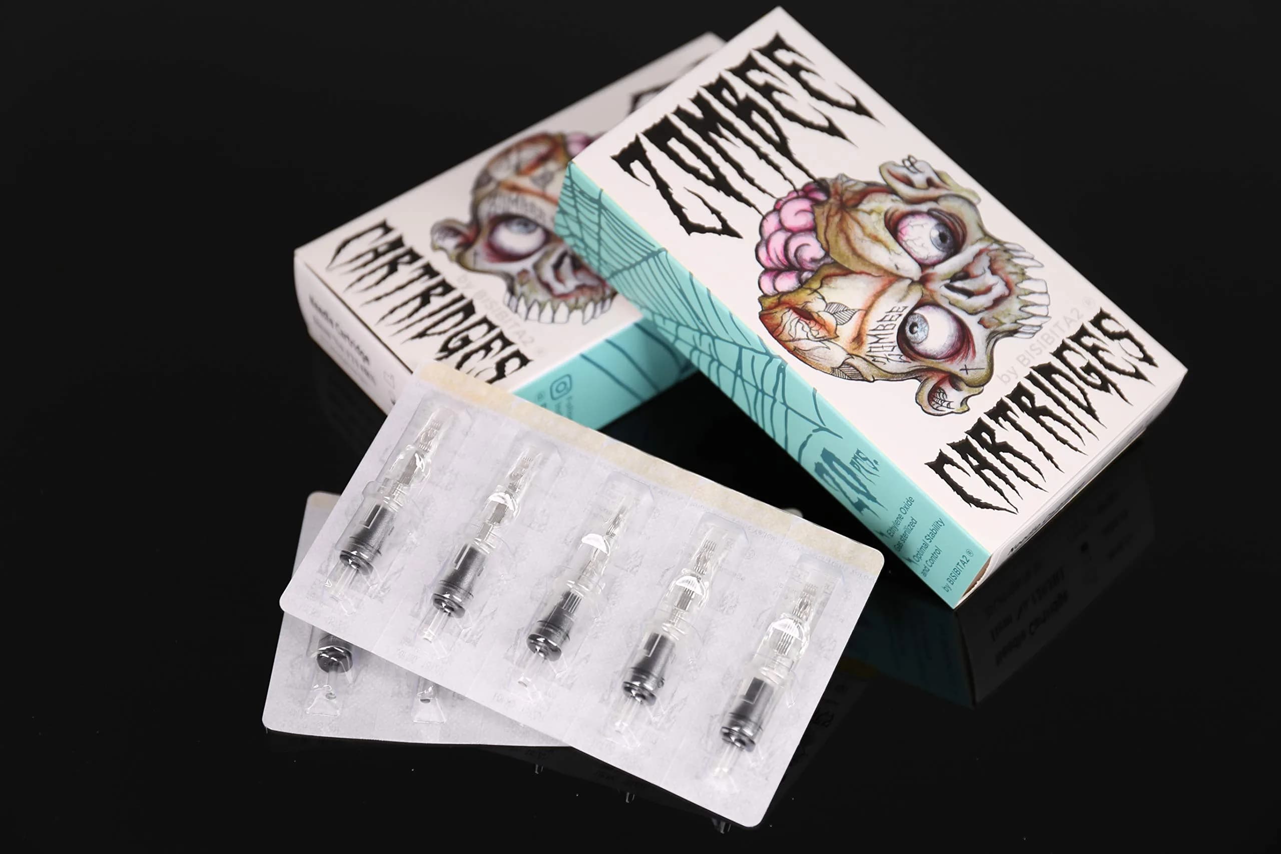 BISIBITA2 Zombee Disposable Tattoo Needle Cartridge 1205RL (20 Count) | Precision Tattooing with Clear Visibility - view 8