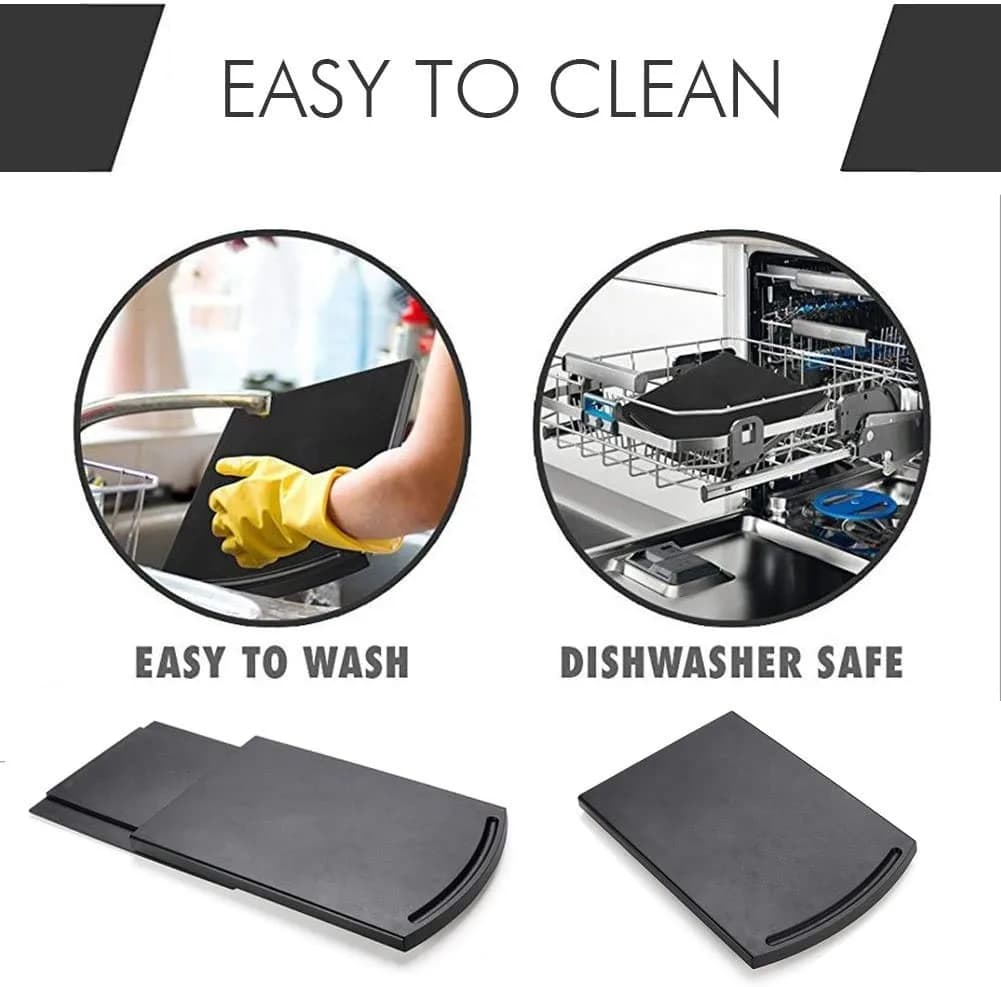 Ihomepark Sliding Tray for Coffee Maker, Countertop Appliance Slider Mat 22.9cm (9") | Effortless Kitchen Organization - view 2