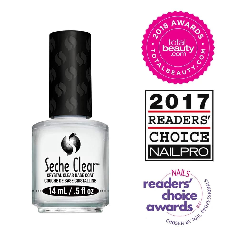 Seche Clear Base Coat Nail Polish 28ml (0.5 Fl Oz) | Professional Salon Finish - view 2