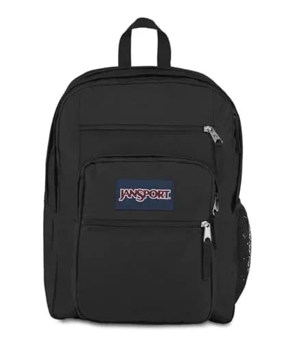 JanSport Big Student Black Laptop Backpack 34L (1.2 cu ft) | Durable & Spacious for School, Work, Travel thumbnail 1
