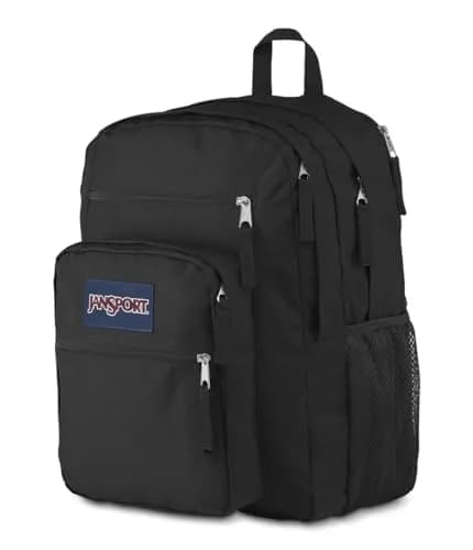 JanSport Big Student Black Laptop Backpack 34L (1.2 cu ft) | Durable & Spacious for School, Work, Travel thumbnail 8