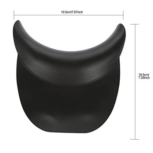DEWIN Silicone Shampoo Bowl Neck Rest Cushion with Suction Cups | Black Salon Sink Neck Pillow for Hair Washing thumbnail 2