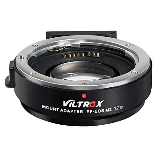VILTROX EF-EOS M2 Speed Booster 0.71x for Canon EF to EF-M Mount Cameras | 145g (5.1 oz) with Tripod Mount thumbnail 4