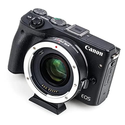VILTROX EF-EOS M2 Speed Booster 0.71x for Canon EF to EF-M Mount Cameras | 145g (5.1 oz) with Tripod Mount thumbnail 5
