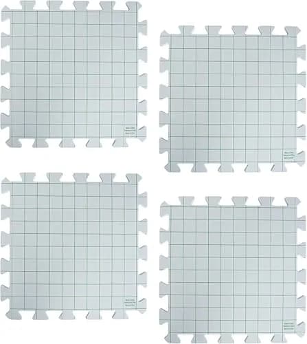 Boye Interlocking Blocking Boards for Knitting, Crochet & Needlepoint | 4-Piece Set | 12” x 12” thumbnail 4