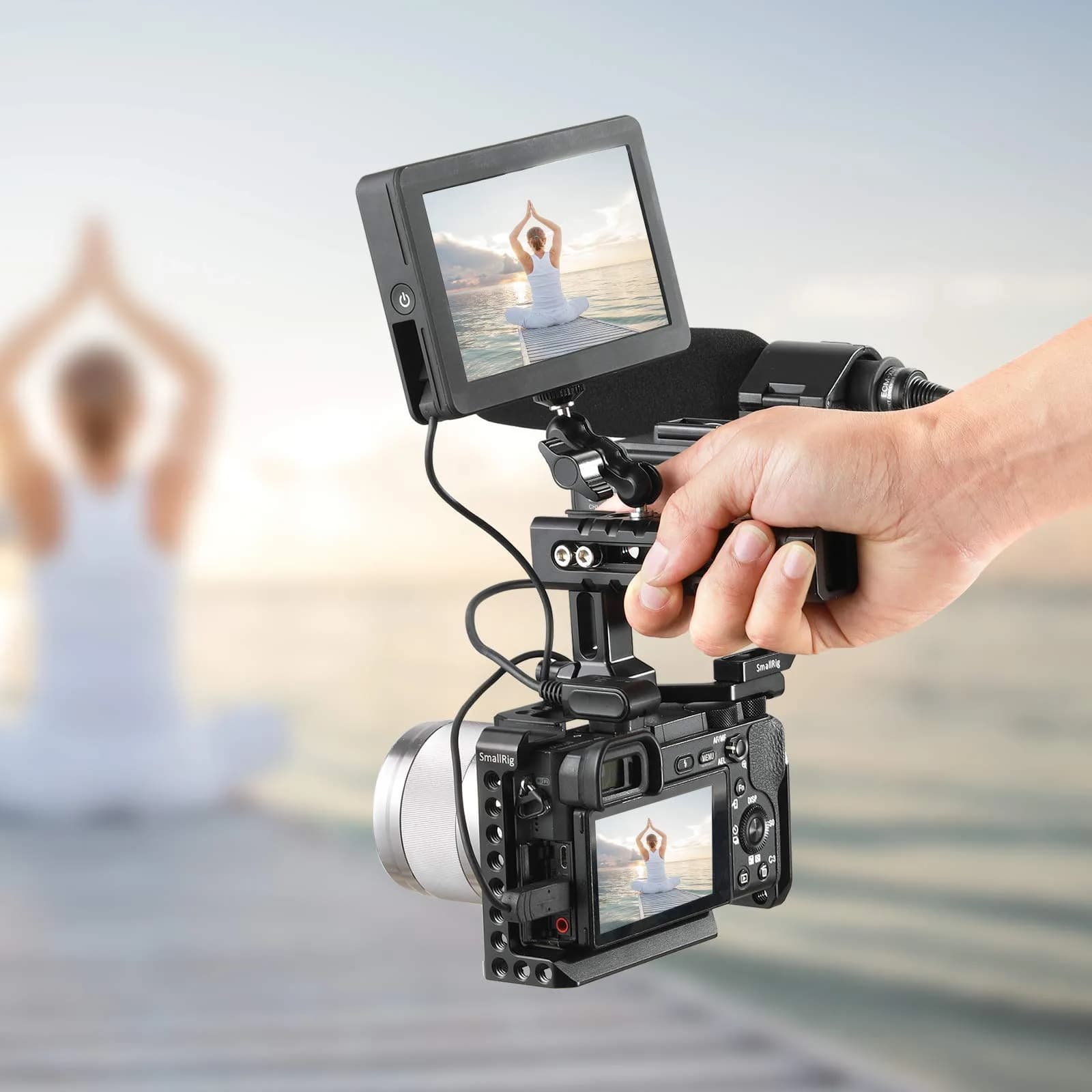 SMALLRIG Universal Magic Arm with Small Ballhead (2pcs) 2158 | 7.2cm (2.85in) Black Aluminum Alloy - view 6