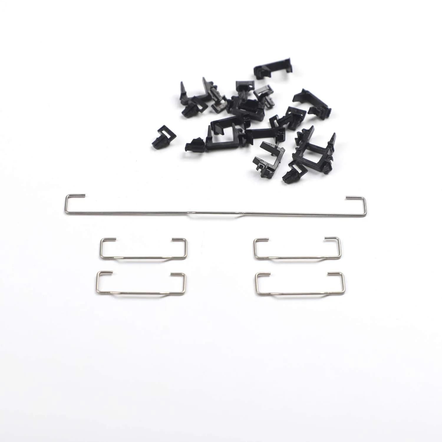 YMDK Costar Style Plate-Mounted Stabilizers for MX Mechanical Keyboard | Raised Wire, Better Tactile Feel — Kit 1 for 60 87 keyboard