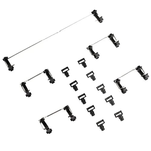YMDK Costar Style Plate-Mounted Stabilizers for MX Mechanical Keyboard | Raised Wire, Better Tactile Feel thumbnail 2