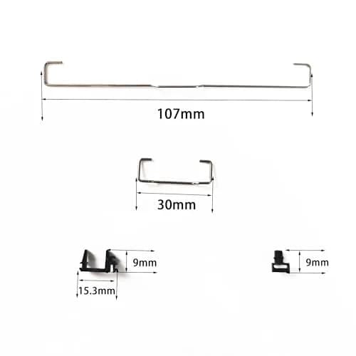 YMDK Costar Style Plate-Mounted Stabilizers for MX Mechanical Keyboard | Raised Wire, Better Tactile Feel thumbnail 3