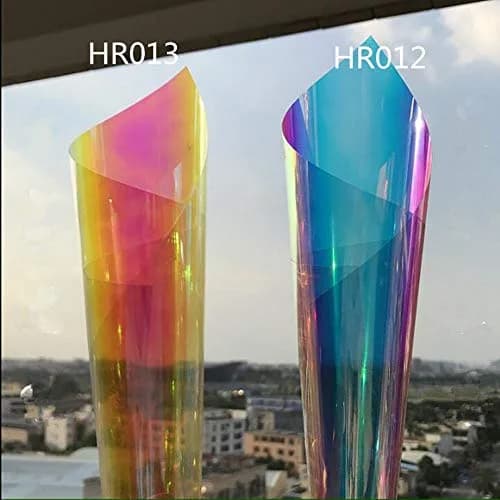 HOHOFILM 17.7"x78.7" Colorful Glass Window Film Decorative Tint with Anti-Shatter, UV Block, Heat Control thumbnail 2