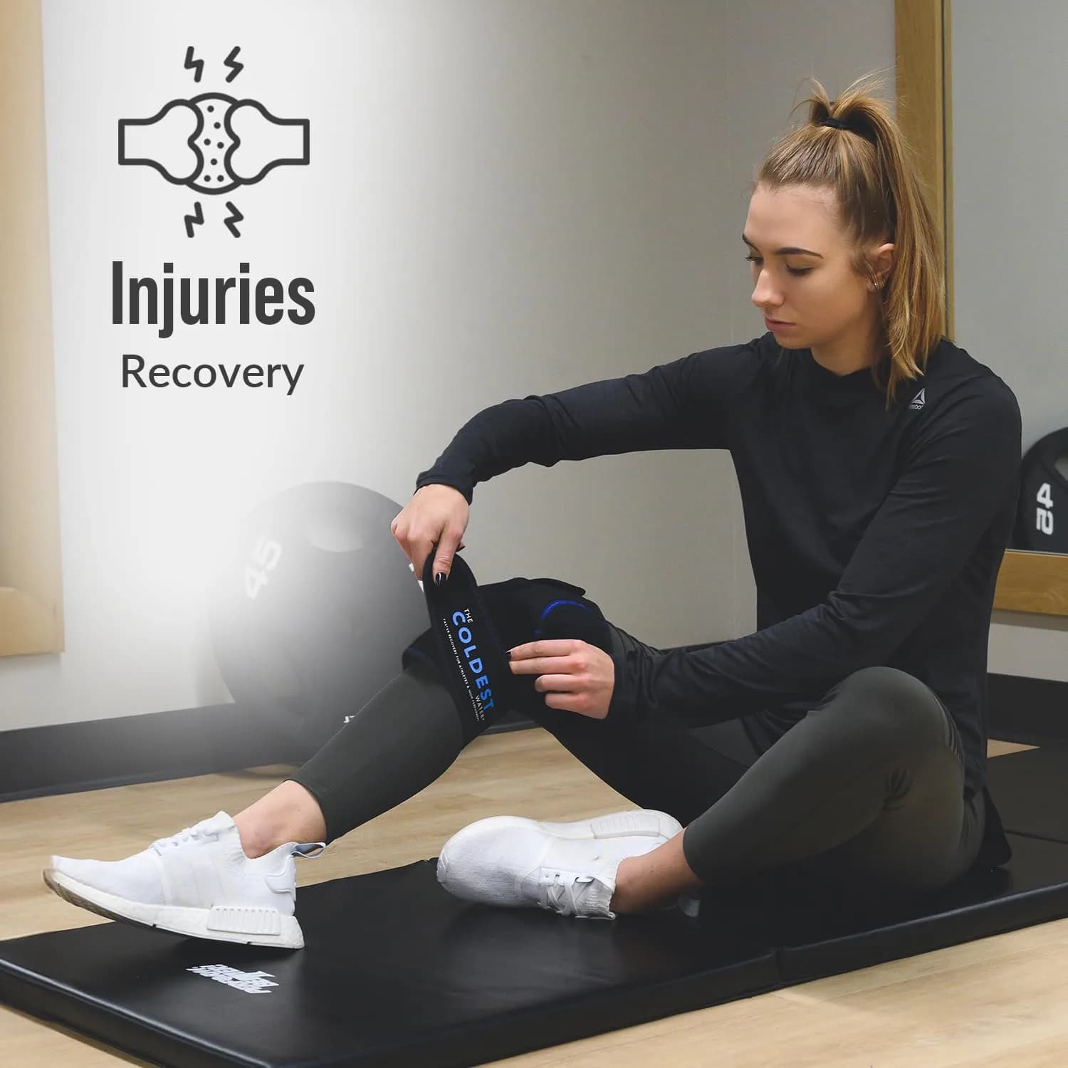 The Coldest Knee Ice Pack Wrap with Hot and Cold Therapy | Reusable Compression for Injury Recovery - view 5