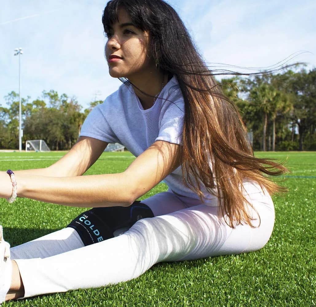 The Coldest Knee Ice Pack Wrap with Hot and Cold Therapy | Reusable Compression for Injury Recovery - view 9
