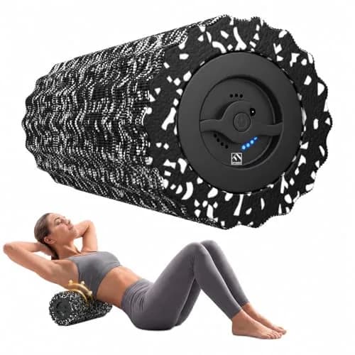 FITINDEX Vibrating Foam Roller for Exercise, 4 Speed, Rechargeable | Deep Tissue Muscle Massage Tool thumbnail 1