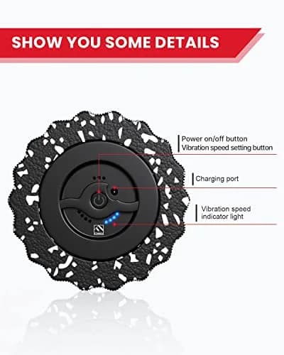 FITINDEX Vibrating Foam Roller for Exercise, 4 Speed, Rechargeable | Deep Tissue Muscle Massage Tool thumbnail 6