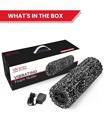 FITINDEX Vibrating Foam Roller for Exercise, 4 Speed, Rechargeable | Deep Tissue Muscle Massage Tool thumbnail 8
