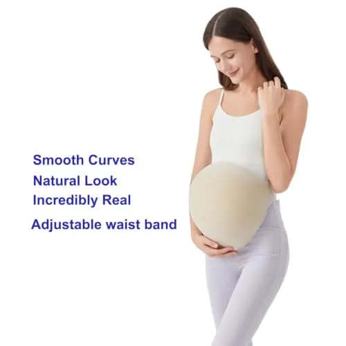 Teesider Realistic Memory Foam Fake Pregnancy Belly Costume M (0.36 kg / 0.8 lb) | Stage & Screen Performance Prop thumbnail 6