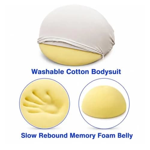 Teesider Realistic Memory Foam Fake Pregnancy Belly Costume - Small (0.36 kg / 0.8 lb) | Stage & Screen Performance Prop thumbnail 2