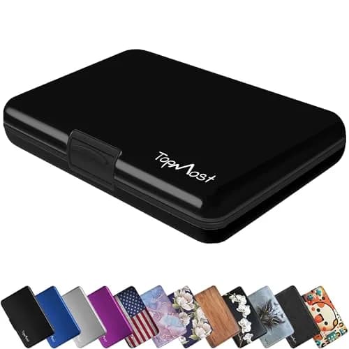 TopMost Aluminum Credit Card Holder RFID Blocking Wallet 12 Cards | Slim Minimalist Design thumbnail 1