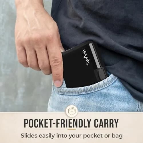 TopMost Aluminum Credit Card Holder RFID Blocking Wallet 12 Cards | Slim Minimalist Design thumbnail 3