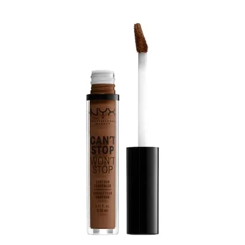 NYX PROFESSIONAL MAKEUP Can't Stop Won't Stop Contour Concealer Mocha 3.2ml (0.11 Fl Oz) | 24h Full Coverage Matte Finish thumbnail 3