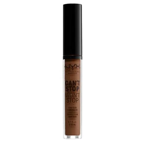 NYX PROFESSIONAL MAKEUP Can't Stop Won't Stop Contour Concealer Mocha 3.2ml (0.11 Fl Oz) | 24h Full Coverage Matte Finish thumbnail 4