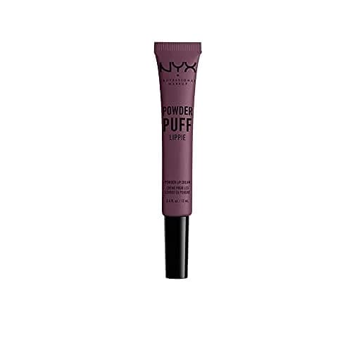 NYX PROFESSIONAL MAKEUP Powder Puff Lippie Lip Cream Detention (Deep Plum) 0.4 Fl Oz (12ml) | Matte Finish Lip Tint thumbnail 1