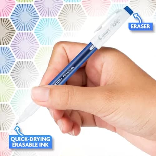 PILOT FriXion Erasable Pens, Fine Point 0.7mm, Blue Ink, 12-Pack | Smooth Ink Flow thumbnail 4