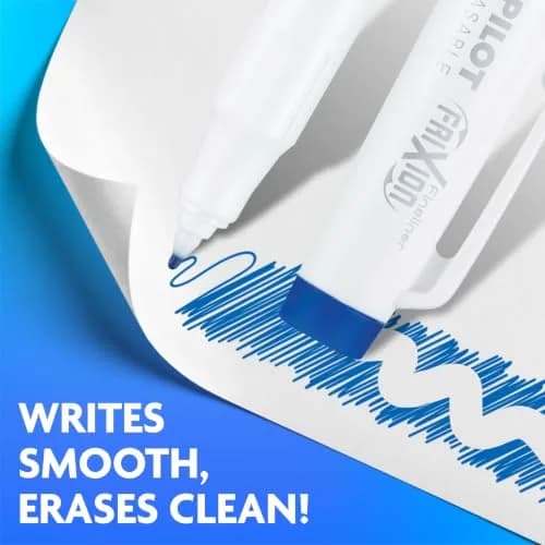PILOT FriXion Erasable Pens, Fine Point 0.7mm, Blue Ink, 12-Pack | Smooth Ink Flow thumbnail 2