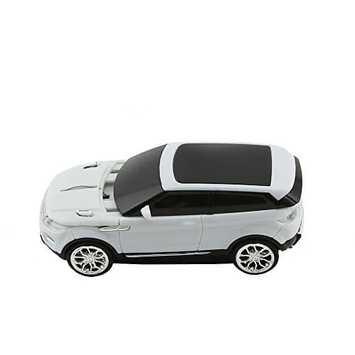 Sunffice Wireless Car Mouse 1600 DPI Optical with USB Receiver (White) | 2.4GHz Sport SUV Shape thumbnail 5