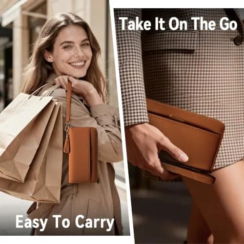 Travelambo Wristlet Wallet Women RFID Bifold Large Capacity Clutch Purse | RFID Protected & Stylish thumbnail 8