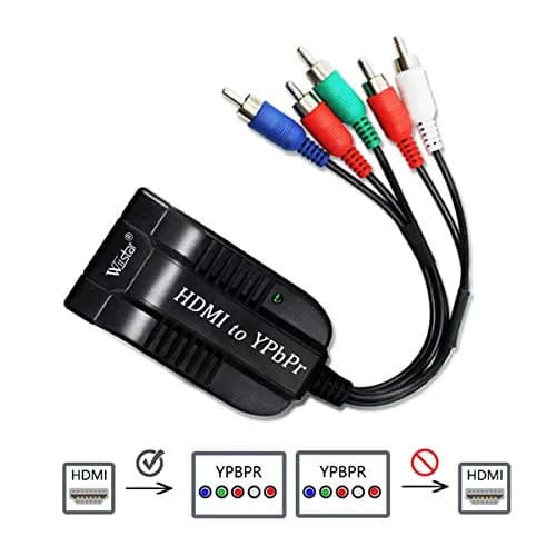 Wiistar HDMI to Component YPbPr Converter HDMI to Male 5RCA Component | Supports 480p to 1080p, Easy Setup thumbnail 2