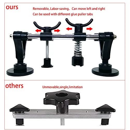 LTUPWF Paintless Dent Repair Tools Bridge Dent Remover with Double Pole Bridge Dent Puller 18PCS Glue Puller Tabs for Car, Door Dings and Hail Damage | Ergonomic, Flexible, Easy to Use thumbnail 3