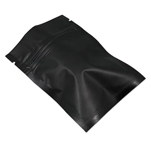 FERENLI Food Storage Bags 3.9x5.9 inch | Resealable, Heat Sealable, Reusable, Aluminum Foil, Black thumbnail 4